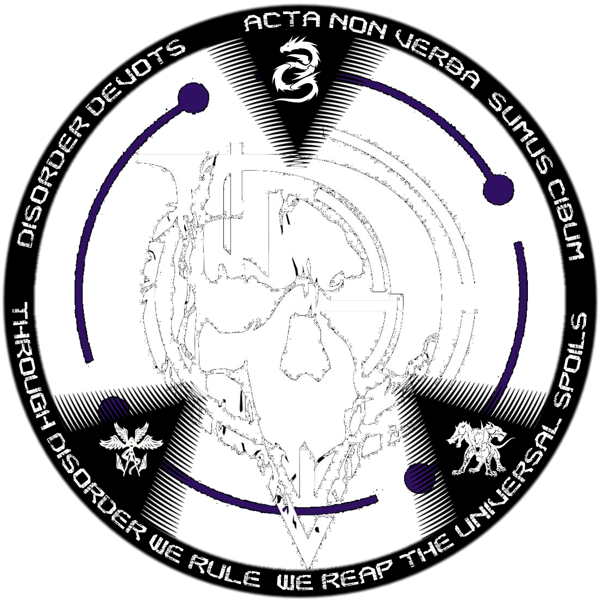 Disorder — Emblème du clan pirate Star Citizen