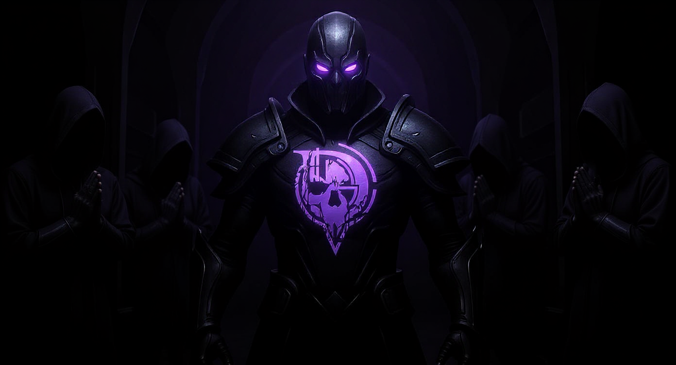 Guerriers Disorder en armure sombre, prêts pour l'opération